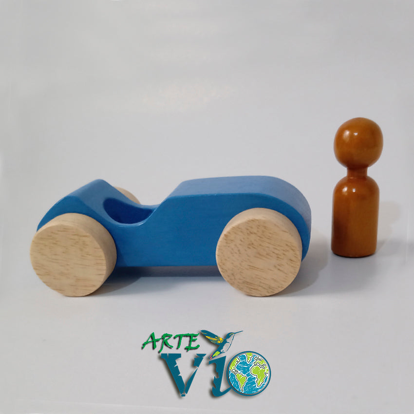 Veloz - Auto de Carrera Con Piloto - Rodamiento Perfecto - Colores a Personalizar