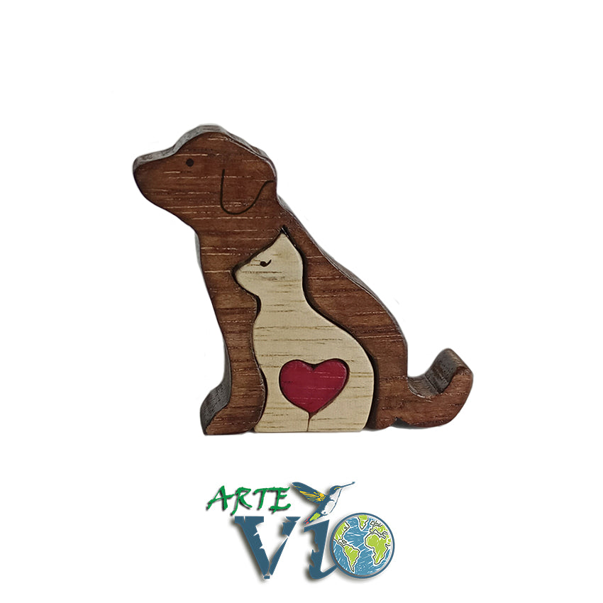 Amigos para Siempre - Miniatura - Tres Piezas Movibles - Colores a Personalizar - Incluye Caja de Regalo
