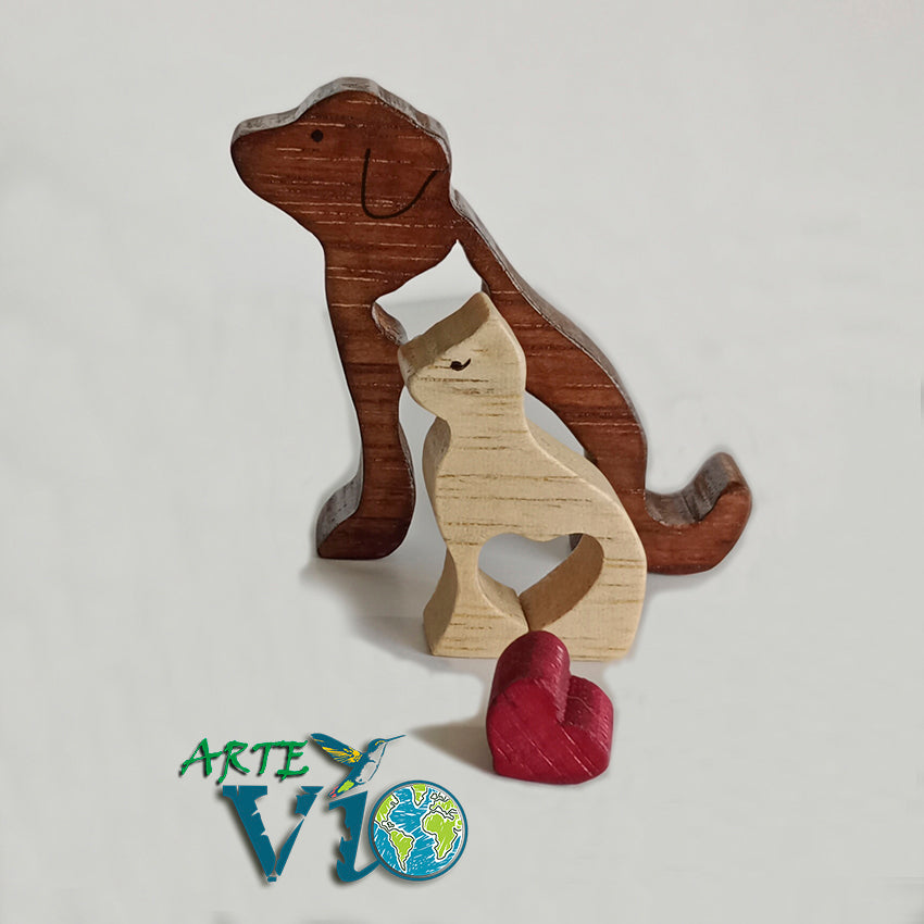Amigos para Siempre - Miniatura - Tres Piezas Movibles - Colores a Personalizar - Incluye Caja de Regalo