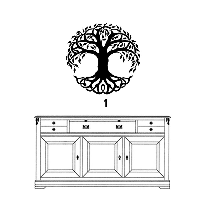 Árbol de la Vida - Decoración de Pared - Corte en Láser de Alta Precisión - Dos Tamaños a Elegir