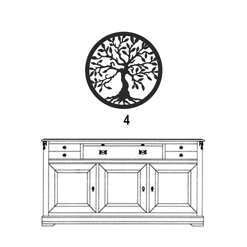 Árbol de la Vida - Decoración de Pared - Corte en Láser de Alta Precisión - Dos Tamaños a Elegir