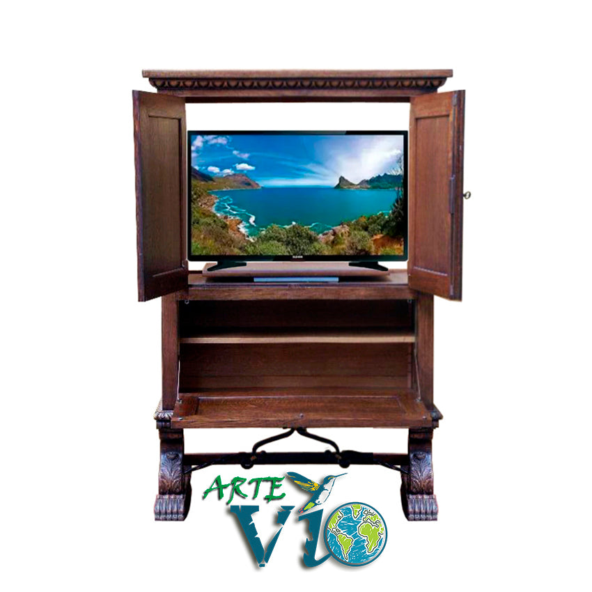 Bargueño Obra Artística de Alto Valor como Pieza Utilitaria - Reproducción de Anticuario a Precio de Oferta - Fabricación Personalizada