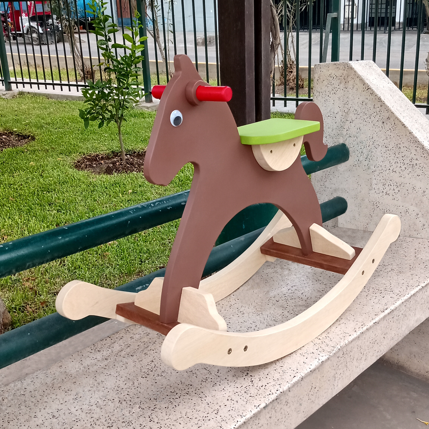 Caballito Balancín de Montar - Hecho para Durar - Niños de 2 a 5 años - Enseña a Trabajar Mediante el Juego