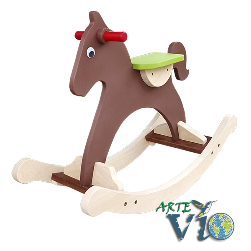 Caballito Balancín de Montar - Hecho para Durar - 62 cm de Altura - Niños de 1.5 a 5 años