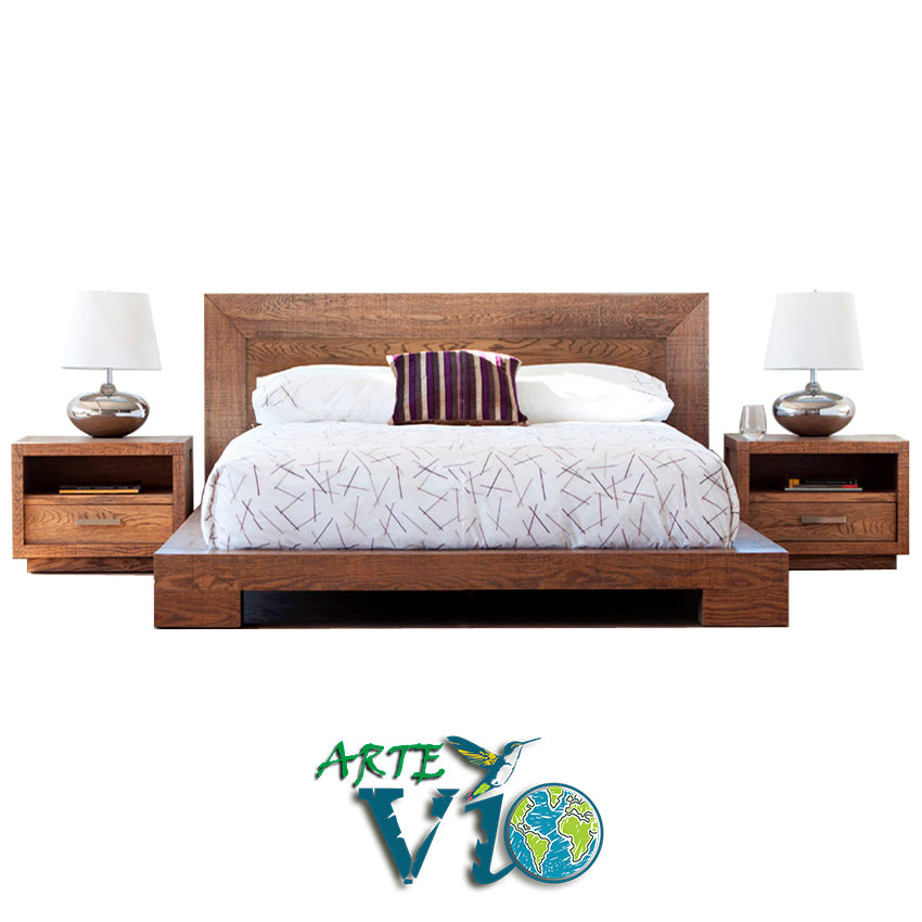 Confort Cama Superior - Resistente y Durable - en Legítimo Pino Oregon Recuperado