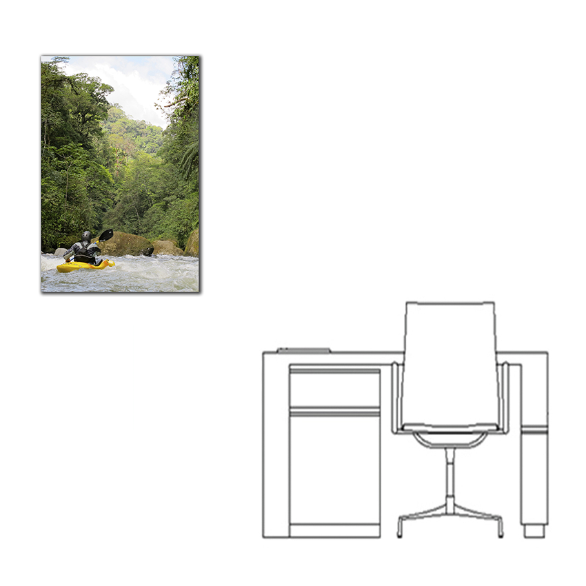 Canotaje - Imágenes de la Naturaleza en Alta Resolución - Papel Fotográfico Importado – Cuadro con Bastidor Listo para Colgar