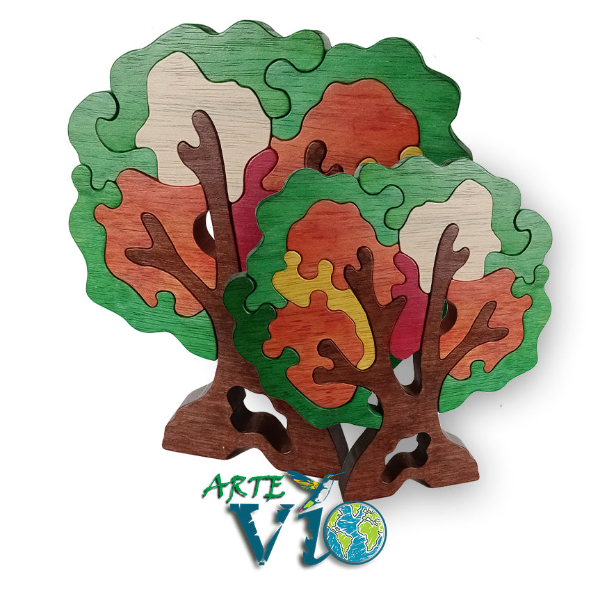 Escultura de Base Extensible - Árbol de la Quina - Dos Tamaños a Escoger