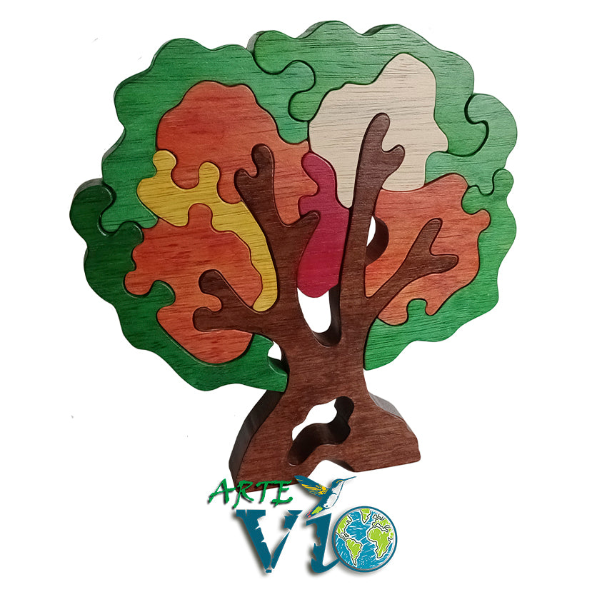 Escultura de Base Extensible - Árbol de la Quina - Dos Tamaños a Escoger