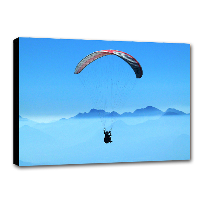 Volar en Parapente - Imágenes de la Naturaleza en Alta Resolución - Papel Fotográfico Importado – Cuadro con Bastidor Listo para Colgar