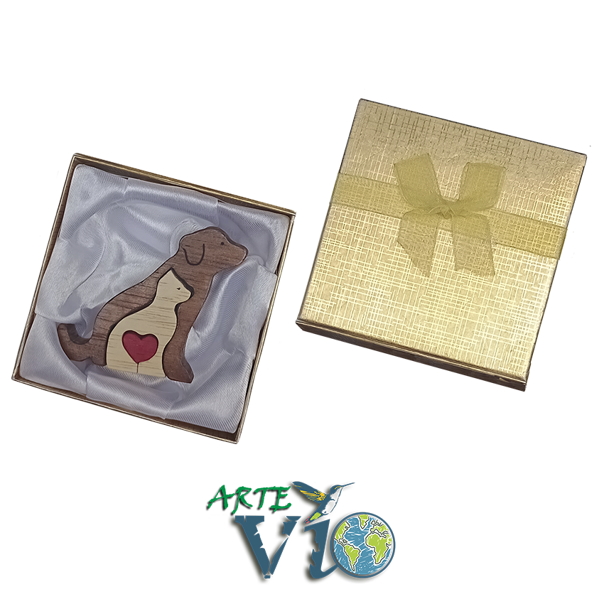 Amigos para Siempre - Miniatura - Tres Piezas Movibles - Colores a Personalizar - Incluye Caja de Regalo