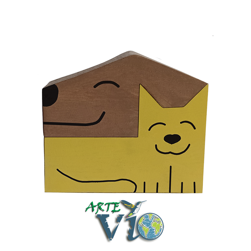 Siempre Amigos - Miniatura - Dos Piezas Movibles - Colores a Personalizar - Incluye Caja de Regalo