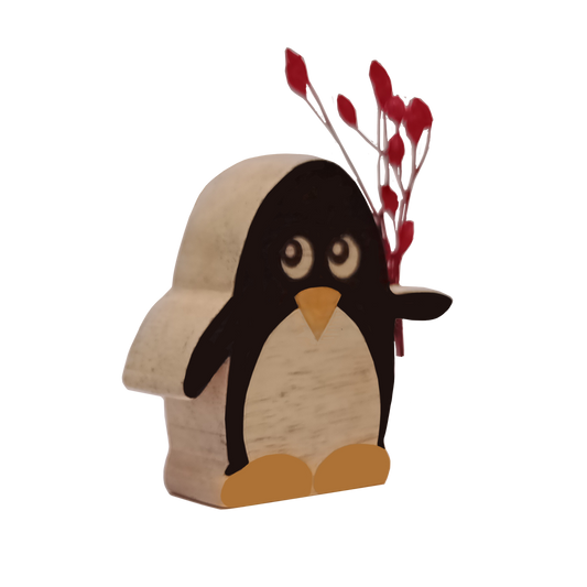 Pingüino Enamorado - Miniatura - Incluye Caja de Regalo