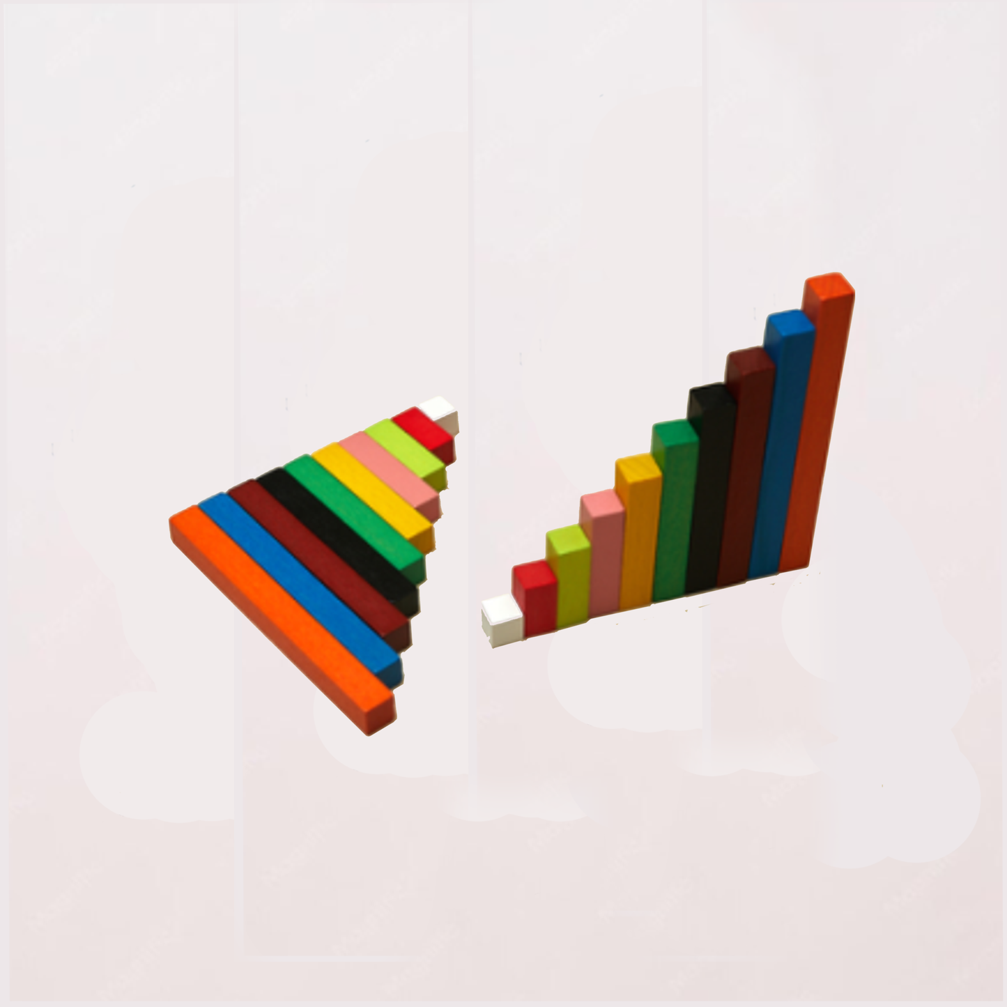 Regletas de Cuisenaire en Madera para Centros Educativos - Producto Importado con Entregas Diferidas