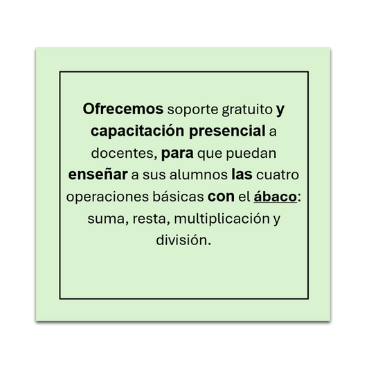 Ábaco - Aprendiendo Conceptos Matemáticos desde el Juego - Opciones por Grado Escolar