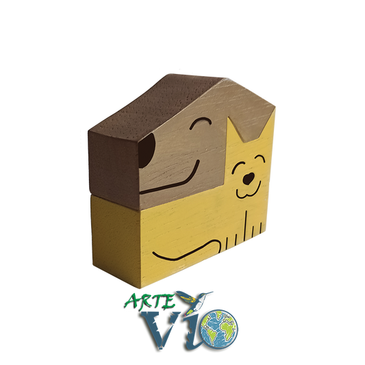 Siempre Amigos - Miniatura - Dos Piezas Movibles - Colores a Personalizar - Incluye Caja de Regalo